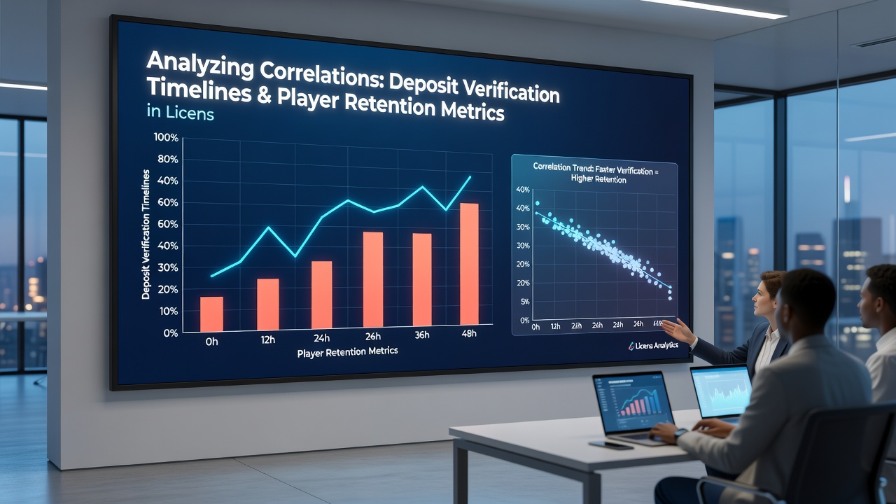 Dashboard met retentiecijfers en verificatiedata uit virtuele entertainmentplatforms